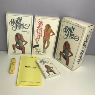 Greer Childers Body Flex I Ii Vhs Video Audio Tape 8058 Rare Workout Nearly
