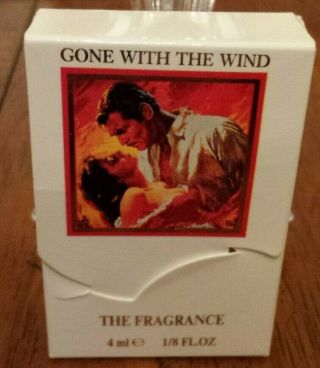 Vintage Rare Gone With The Wind The Fragrance Miniature 1/8 Fl.  Oz.  Never Opened