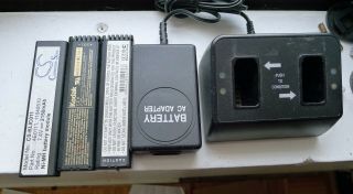 Rare Battery Charger Ac Adapter & Base - Kodak Dcs 520 560 620 660 720 720m 760