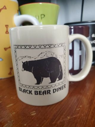 Authentic Black Bear Diner Ceramic Coffee Mug Vintage Truxton Collectible Rare