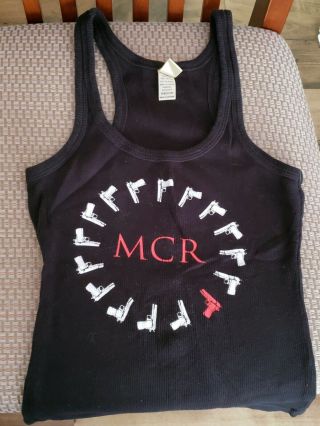Set Of 2 Rare Vintage My Chemical Romance Tank Tops Ribbed Wife Beater Womens M