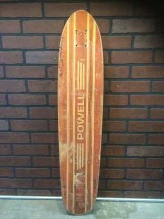 Powell Peralta Vintage Longboard Skateboard Deck Rare Hard To Find Bones