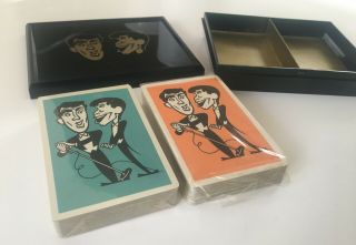 RARE 1953 JERRY LEWIS & DEAN MARTIN PLAYING CARDS CELEBRITY GIFT 5