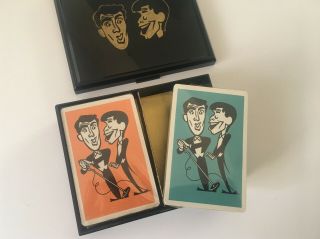 RARE 1953 JERRY LEWIS & DEAN MARTIN PLAYING CARDS CELEBRITY GIFT 6