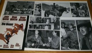 Rio Bravo (dvd,  2001) W/8 Studio Pictures On Set - Rare - Ricky Nelson John Wayne