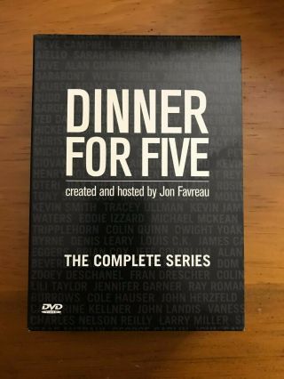 Dinner For Five The Complete Series Dvd Box Set Jon Favreau Rare & Oop -