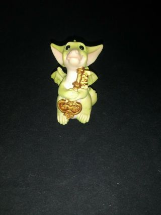 Rare 1992 Pocket Dragons & Friends The Key To My Heart Collector Club Dragon