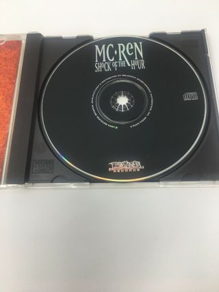 MC Ren [1993 CD Ruthless Records] Shock Of The Hour NWA Rare Very Good Cond 4