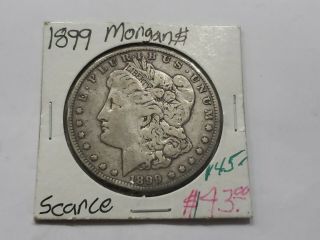 1899 P Morgan Silver Dollar Rare Circulated Philadelphia $1 Us Coin