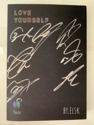 Bts Love Yourself Tear Signed Autographed Promo Album Rare Authentic