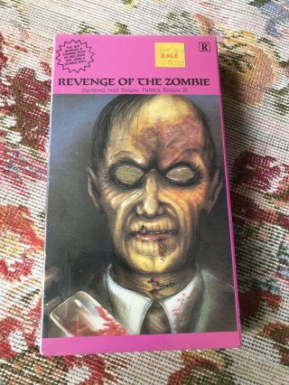Revenge Of The Zombie Vhs Rare Horror Zombies