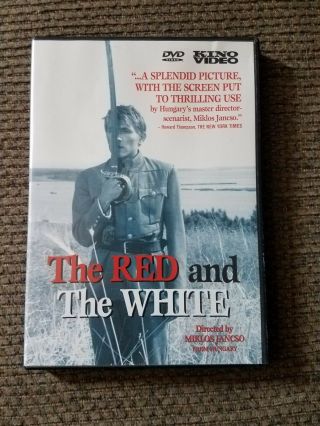 The Red And The White (dvd,  2002) Oop Rare Kino Like Dvd