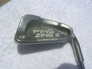 Ping Zing 2 Single 8 Iron Rh Blue Dot Jz Shaft Rare Golf Club