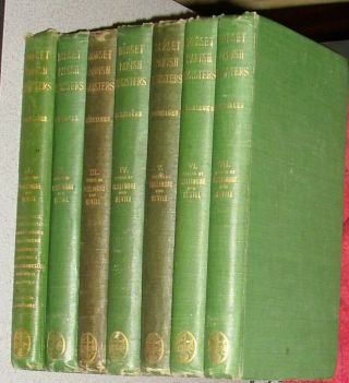Rare Antique Complete 7 Volume Set Genealogy Limited 1st Edition Of 150 Copies