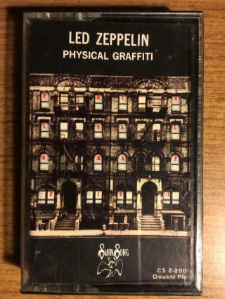 Led Zeppelin Physical Graffiti Rare Cassette Tape Late Nite Bargain