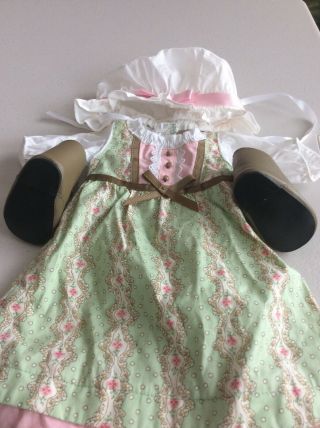 American Girl Caroline’s Work Outfit Dress - Rare Hard To Find 3