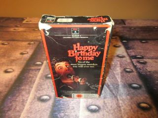 Happy Birthday To Me Vhs 1981 Ultra Rare Horror Columbia Video Cult