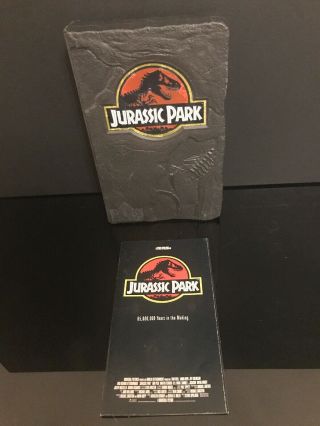 Rare 1993 Jurassic Park VHS Fossil Case JP UK Exclusive CASE ONLY 3