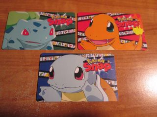 Complete Pokemon Snap " Trio " Bulbasaur,  Squirtle,  Charmander Smart Card Blockbuster