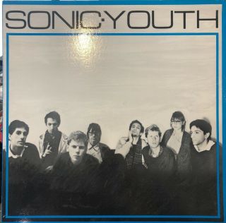 Sonic Youth Self Titled Vinyl Lp Rare Alternative Noise Punk Rock Usa Ex