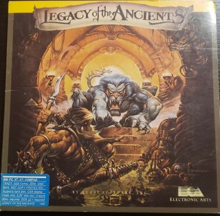 (rare) Legacy Of The Ancients (ibm Pc,  Xt,  At Tandy 1000) 5.  25 " Floppy Disks