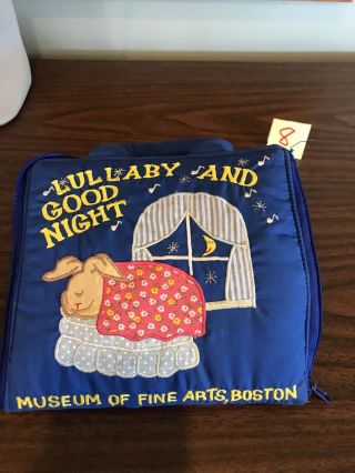 Rare Boston Museum Of Fine Arts - Lullaby And Goodnight Fabric Plush Book