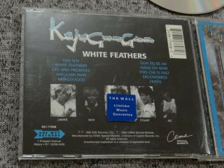 KAJAGOOGOO White Feathers 1993 Rare OOP U.  S.  Reissue Wave CD One Way Records 3