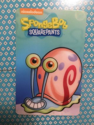 Dave And Busters Spongebob Arcade Coin Pusher Rare Gary Card