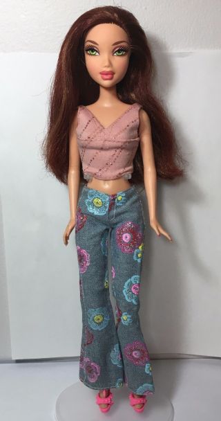 My Scene Un - fur - gettable RARE GREEN EYES Chelsea Barbie Doll Red Hair Mattel HTF 2