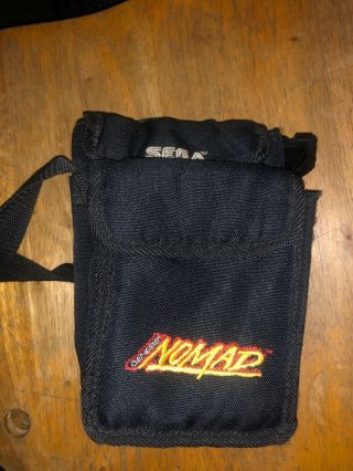 Official Authentic Sega Genesis Nomad Carrying Case Bag W/ Strap Very Rare