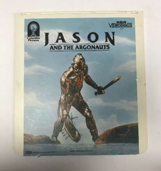 " Jason And The Argonauts " (1963) Ced Laserdisc Rare 1983 Fantasy / Action