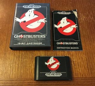 Ghostbusters Complete,  Authentic,  Rare - Sega Genesis