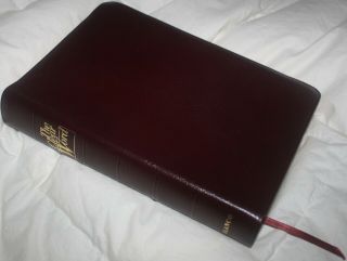 The Clear Word Bible Jack J.  Blanco Burgundy Bonded Leather Edition Rare