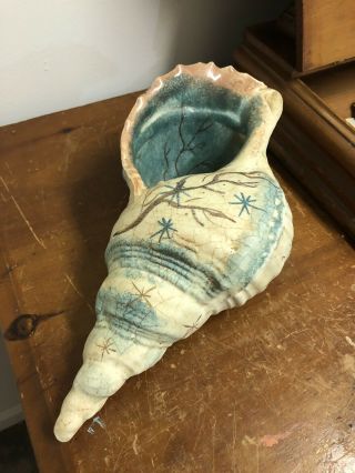 Mid Century Sascha Brastoff Ceramic Pottery Shell Rare