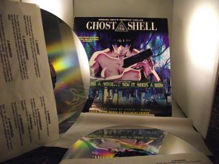 Rare Laserdisc - Ghost In The Shell Animated LD and DVD copies - FULLY 7