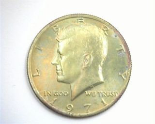 1971 Kennedy 50 Cents Exceptional Uncirculated,  Extremely Rare This
