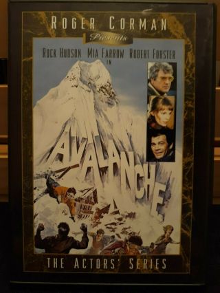 Avalanche (1978) Dvd Rock Hudson,  Mia Farrow Rare Oop Htf Roger Corman