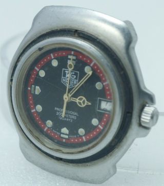 Rare Tag Heuer Professional 200m Indiglo Dial Only