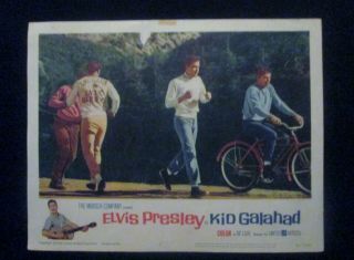 1962 Kid Galahad Rare Classic 11x14 Movie Lobby Card 4 Elvis Presley