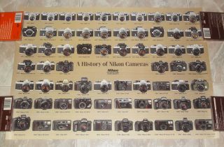 Rare History Of Nikon Cameras 1948 - 1991 Poster 90 