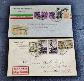 Nystamps Mexico Stamp Early Cover Rare Seal