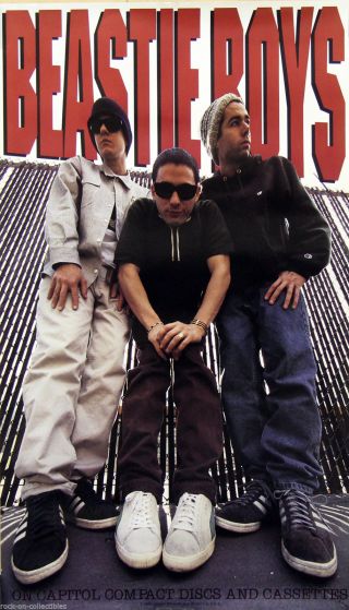 Beastie Boys 1992 Check Your Head Rare Capitol Records Promo Poster