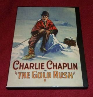 The Gold Rush Rare Image Snapcase Dvd Charlie Chaplin,  Georgia Hale