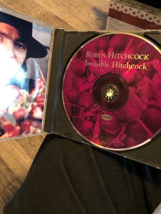 ROBYN HITCHCOCK INVISIBLE HITCHCOCK 1995 US RHINO INDIE RARE Classic CD 6