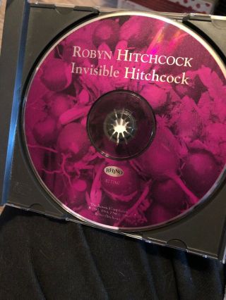 ROBYN HITCHCOCK INVISIBLE HITCHCOCK 1995 US RHINO INDIE RARE Classic CD 7