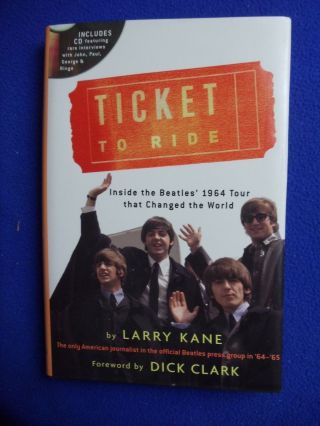 The Beatles Ticket To Ride Hardback,  Rare Interview Cd