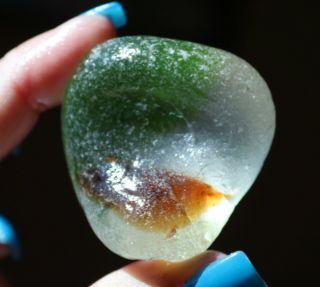GORGEOUS,  RARE XXXXL FROSTY RUSSIAN SEAGLASS MULTI WITH MINOR FLAWS 2
