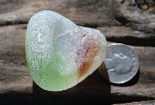 GORGEOUS,  RARE XXXXL FROSTY RUSSIAN SEAGLASS MULTI WITH MINOR FLAWS 6