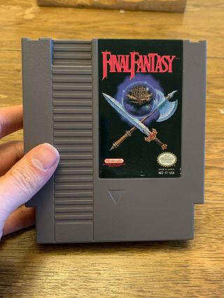 Final Fantasy (nes,  1990) Nintendo,  Rare Rpg,  Great Shape