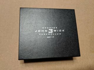 John Wick 3 Parabellum Promo Chilling Cubes Whiskey Stones Rare Keanu Reeves